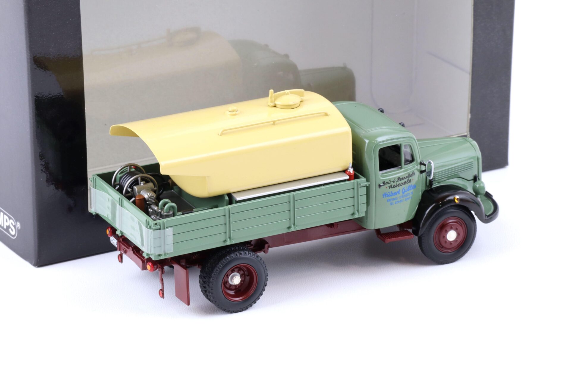 1:43 Minichamps Mercedes L 3500 K Kipper mit Aufsetztank Gilles, Stolberg