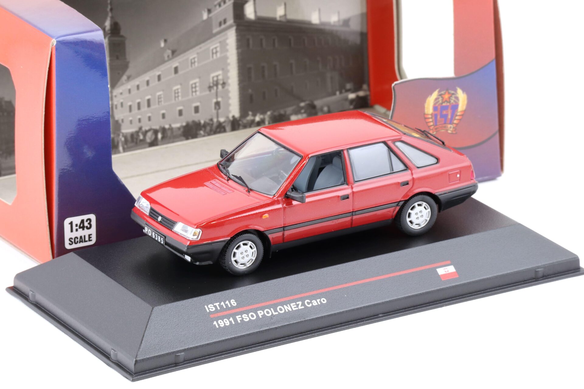 1:43 IST Models 1991 FSO Polonez Caro red