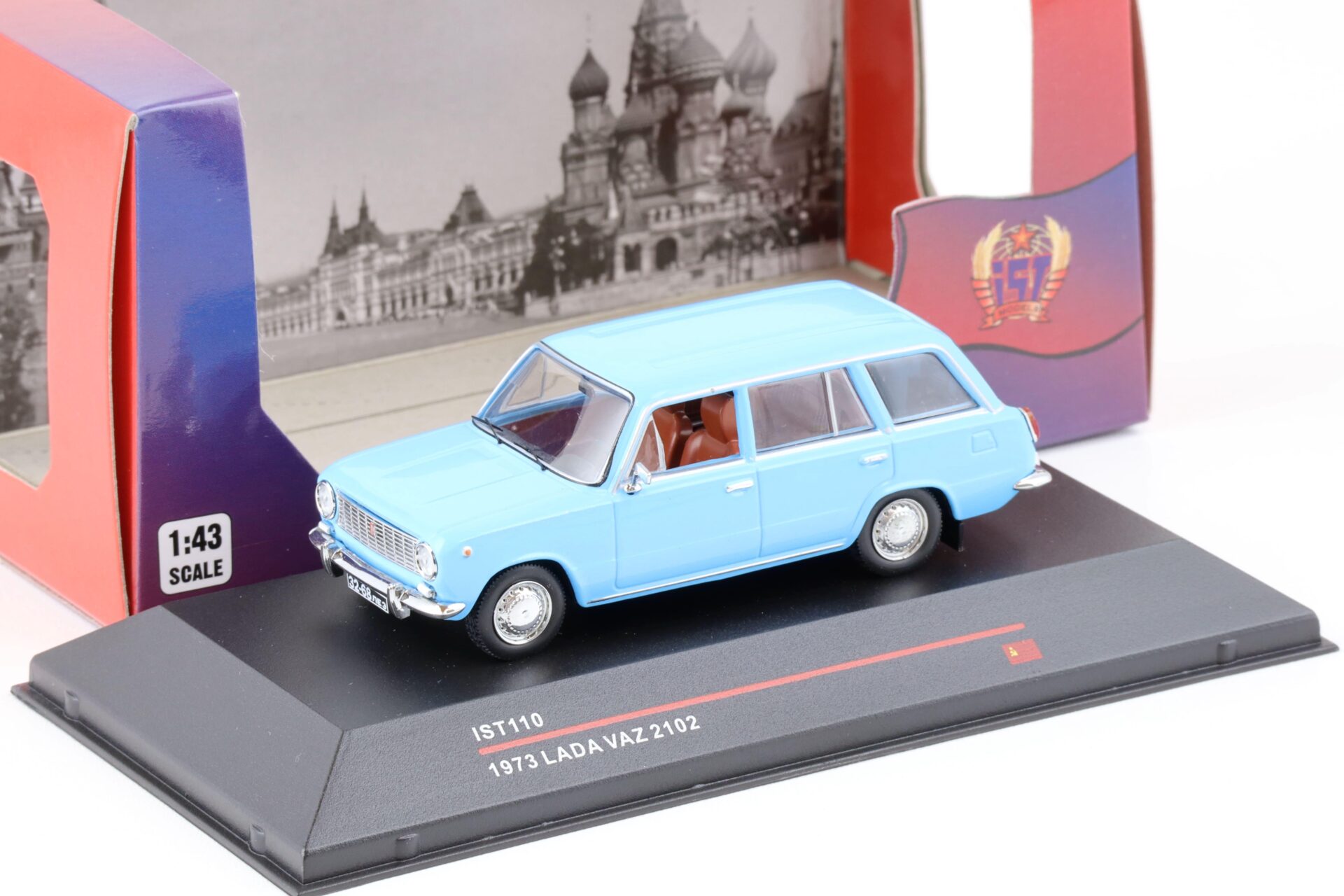 ID 73448 orig.jpg 1:43 IST Models 1973 Lada Vaz 2102 blue