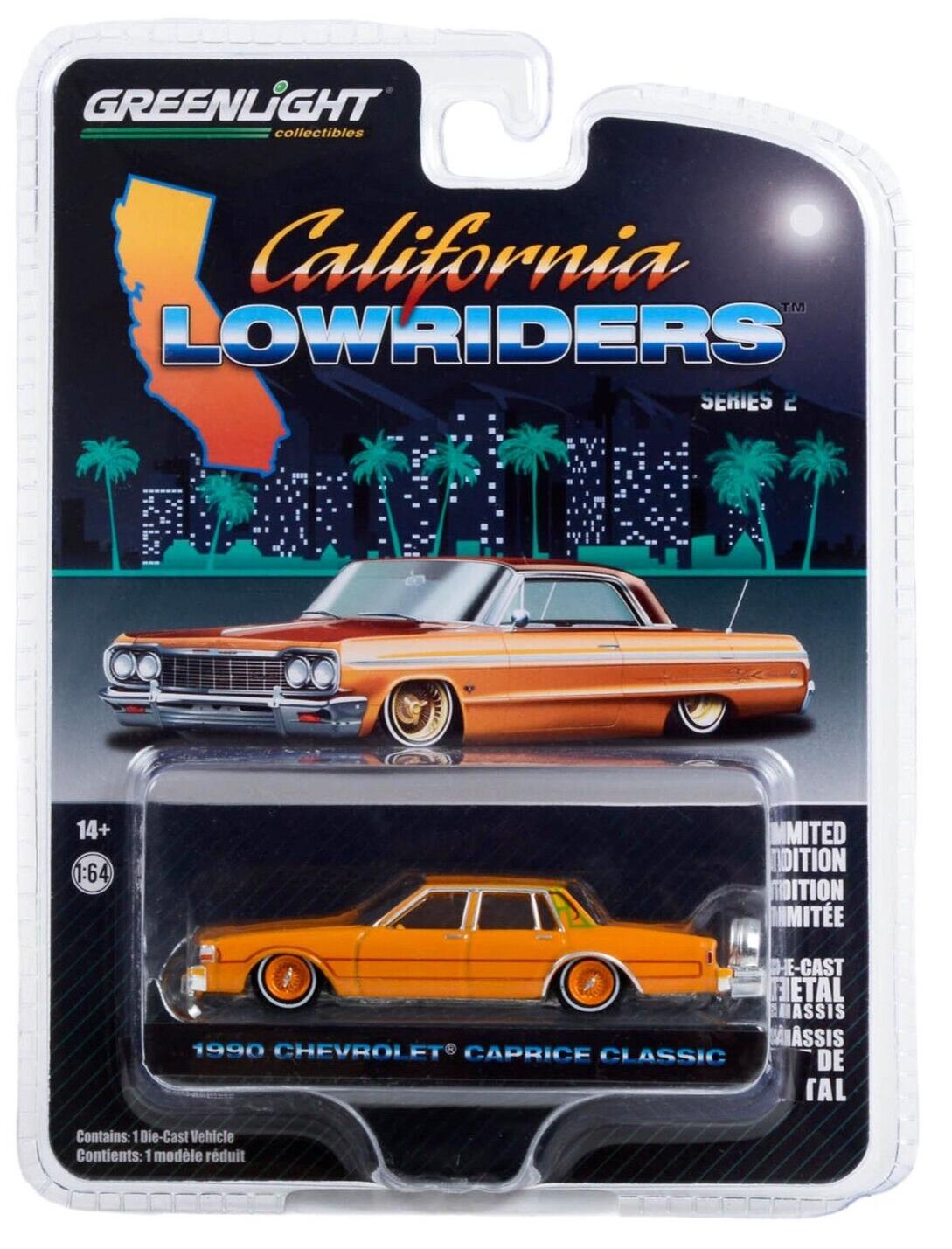 ID 73555 orig.jpg 1:64 Greenlight California Lowriders Series 2 Chevrolet Caprice Classic 1990 orange