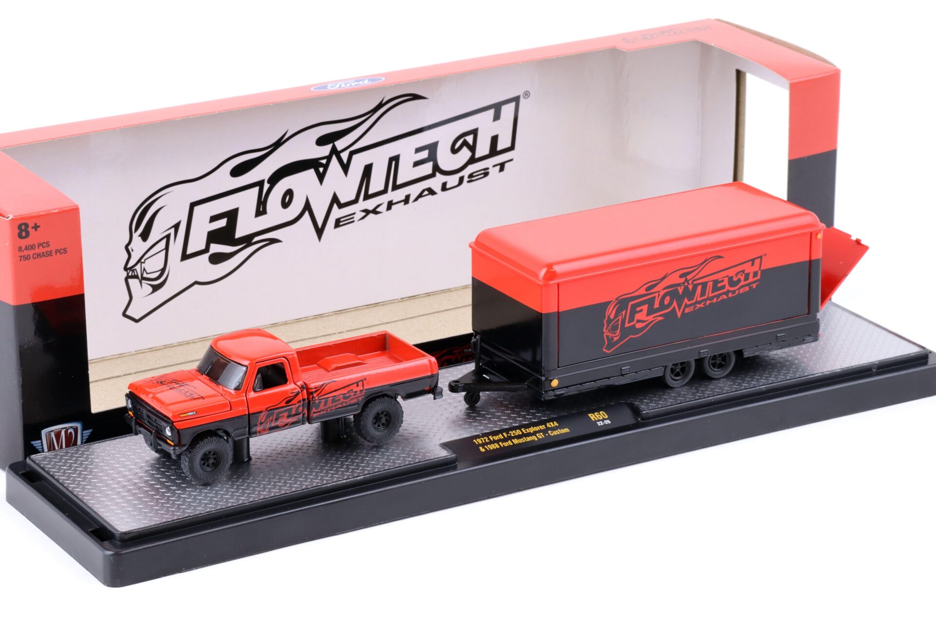 ID 73970 orig.jpg 1:64 M2 Machines 1972 Ford F-250 Explorer 4x4 & 1988 Ford Mustang GT Custom FLOWTECH EXHAUST