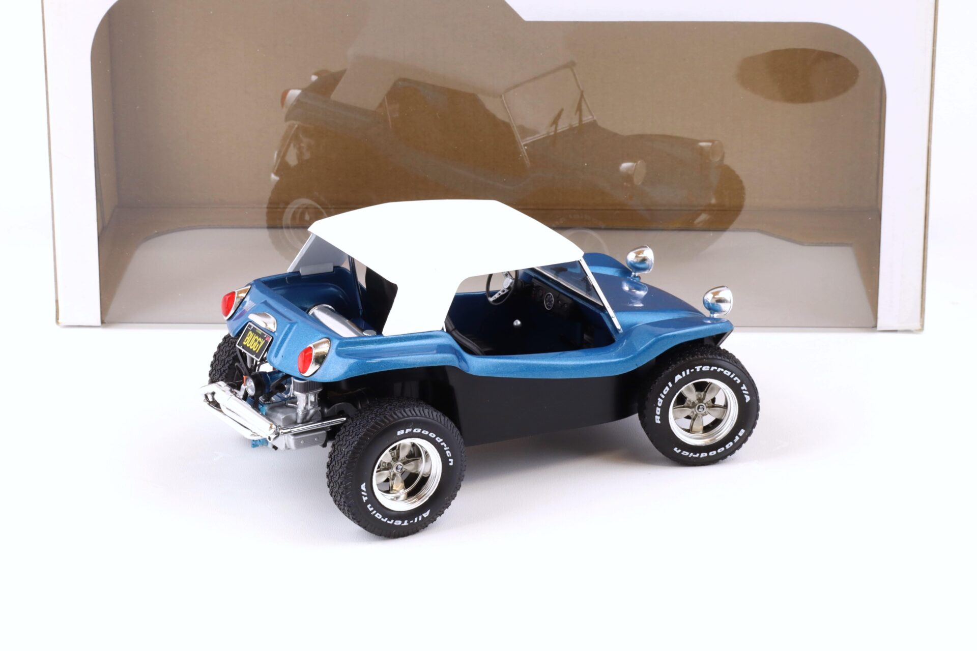 1:18 Solido VW Buggy Meyers Manx soft roof blue metallic 1984