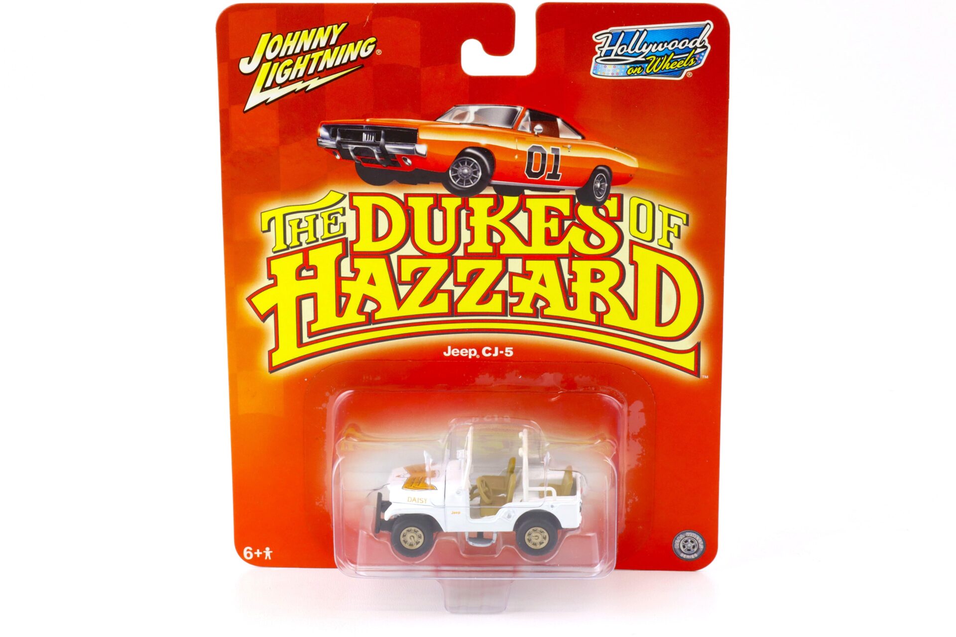 ID 74438 orig.jpg 1:64 Johnny Lightning Jeep CJ-5 white THE DUKES OF HAZZARD