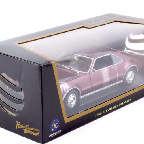 1:18 Road Signature 1966 Oldsmobile Tornado burgundy metallic