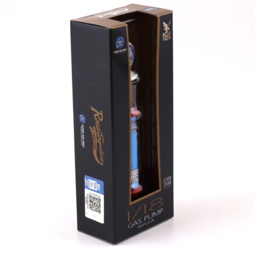 1:18 Road Signature Gas Pump Zapfsäule Ford Service blue / white / red
