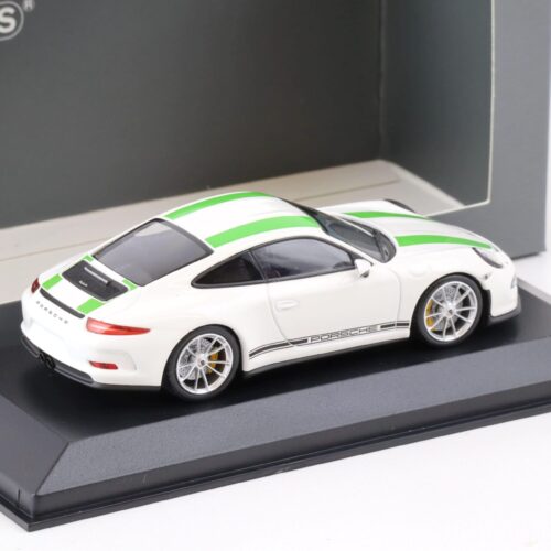 1:43 Minichamps Porsche 911 (991) GT3 R Coupe white/ green stripes - CA04316097