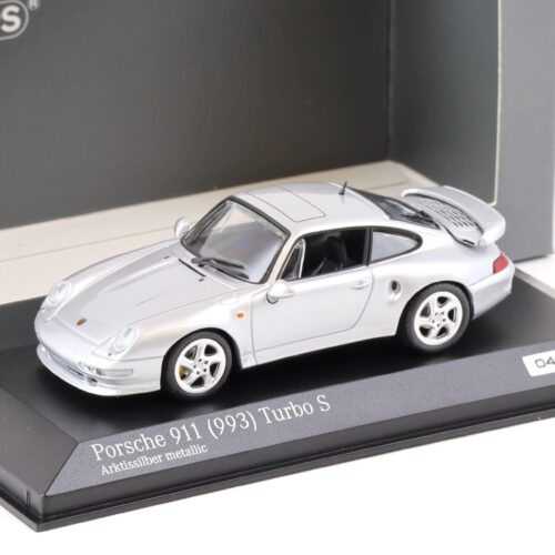 1:43 Minichamps Porsche 911 (993) Turbo S Coupe Arktis silver - CA04316002