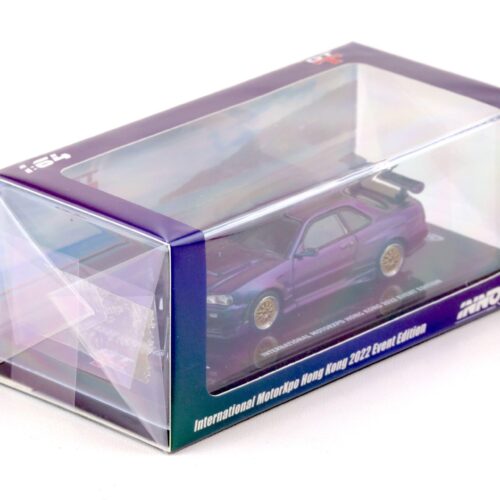 1:64 INNO64 Nissan Skyline (R34) GT-R Motorxpo Hong Kong 2022 magic purple