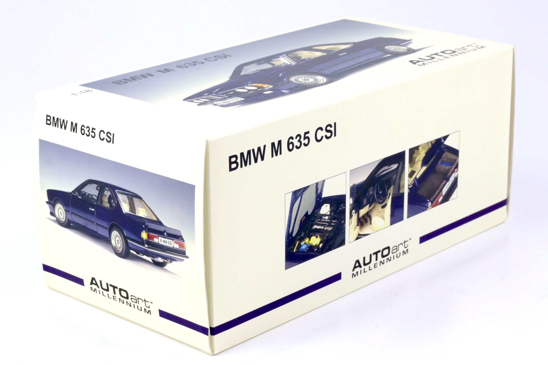 1:18 AUTOart BMW M 635 CSI Coupe Royal blue metallic