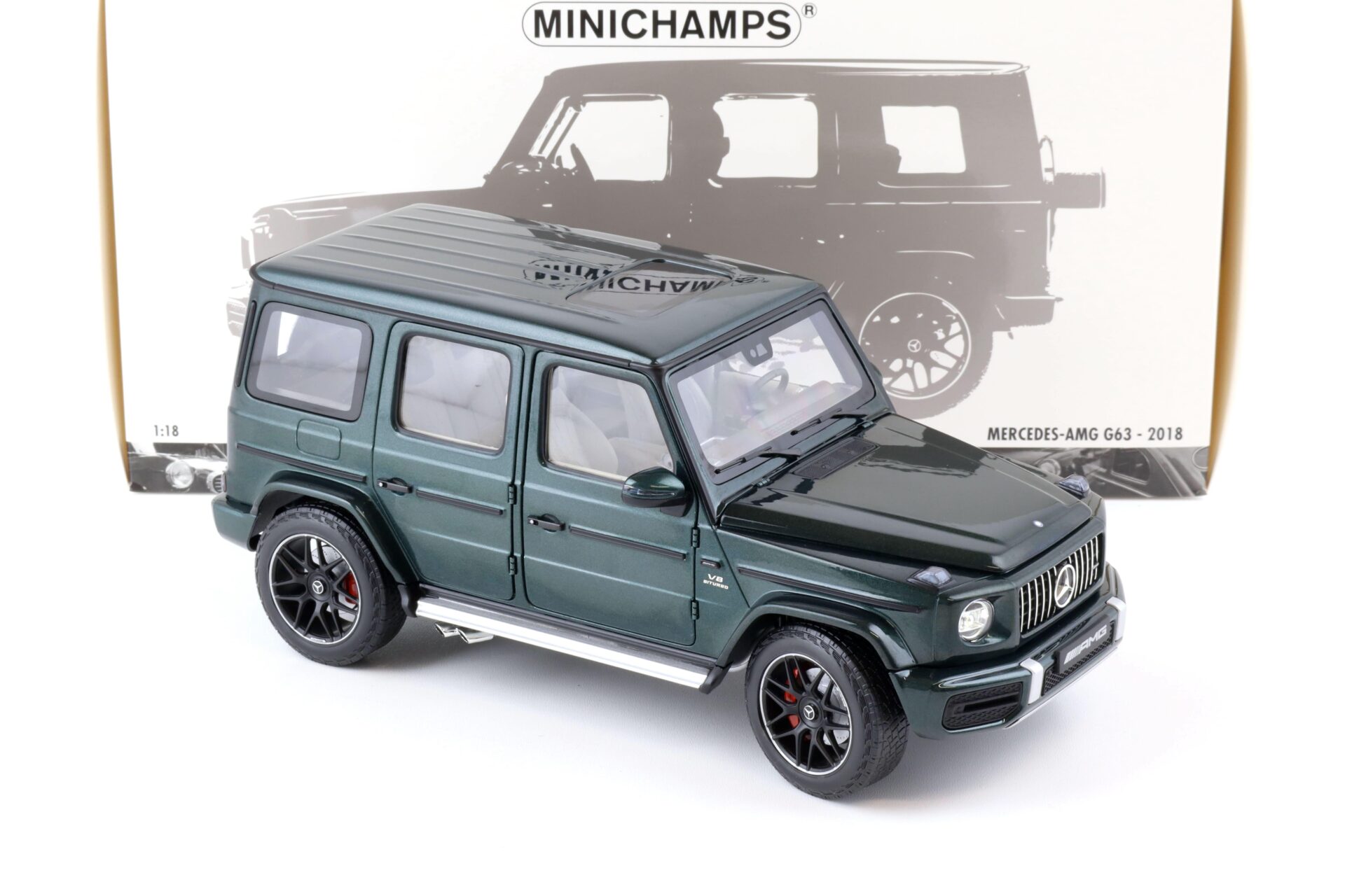 1:18 Minichamps Mercedes G63 AMG G-Class (W 463) 2018 green metallic
