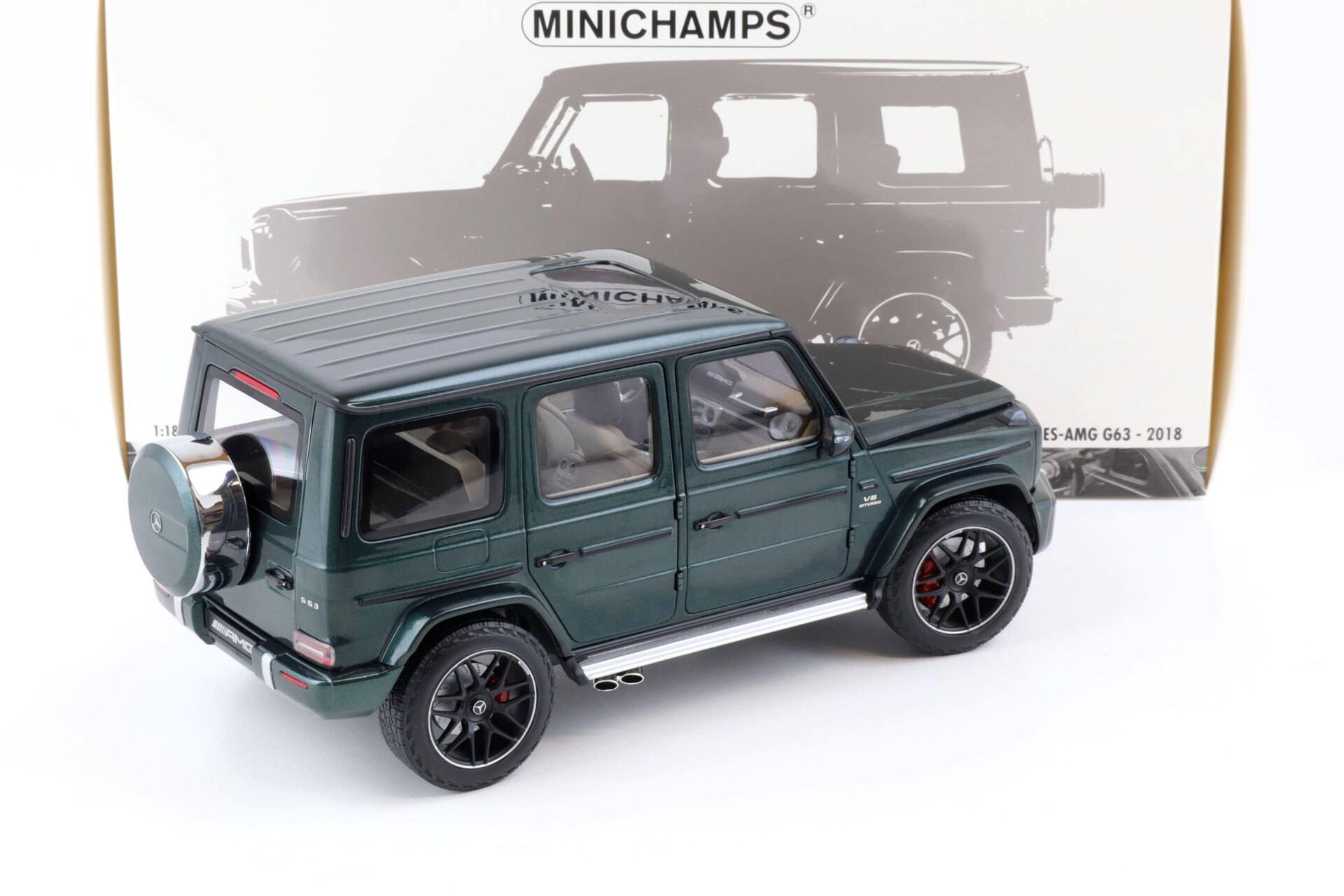 1:18 Minichamps Mercedes G63 AMG G-Class (W 463) 2018 green metallic