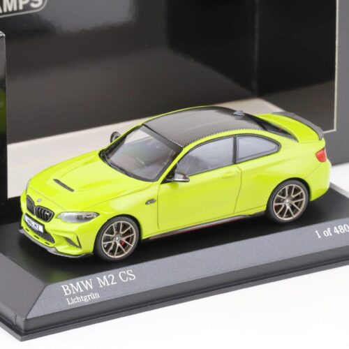 1:43 Minichamps BMW M2 CS Coupe light green 2020 - Image 1