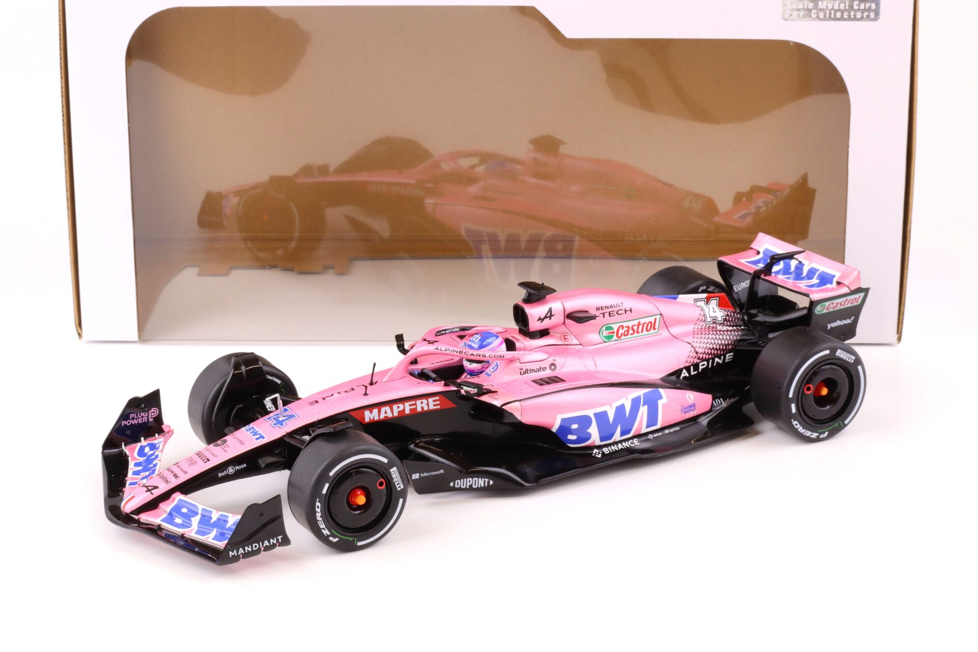 1:18 Solido Alpine A522 F1 Bahrain GP 2022 F.Alonso BWT