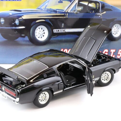 1:18 Exact Detail 1967 Ford Mustang Shelby GT500 Coupe Raven black