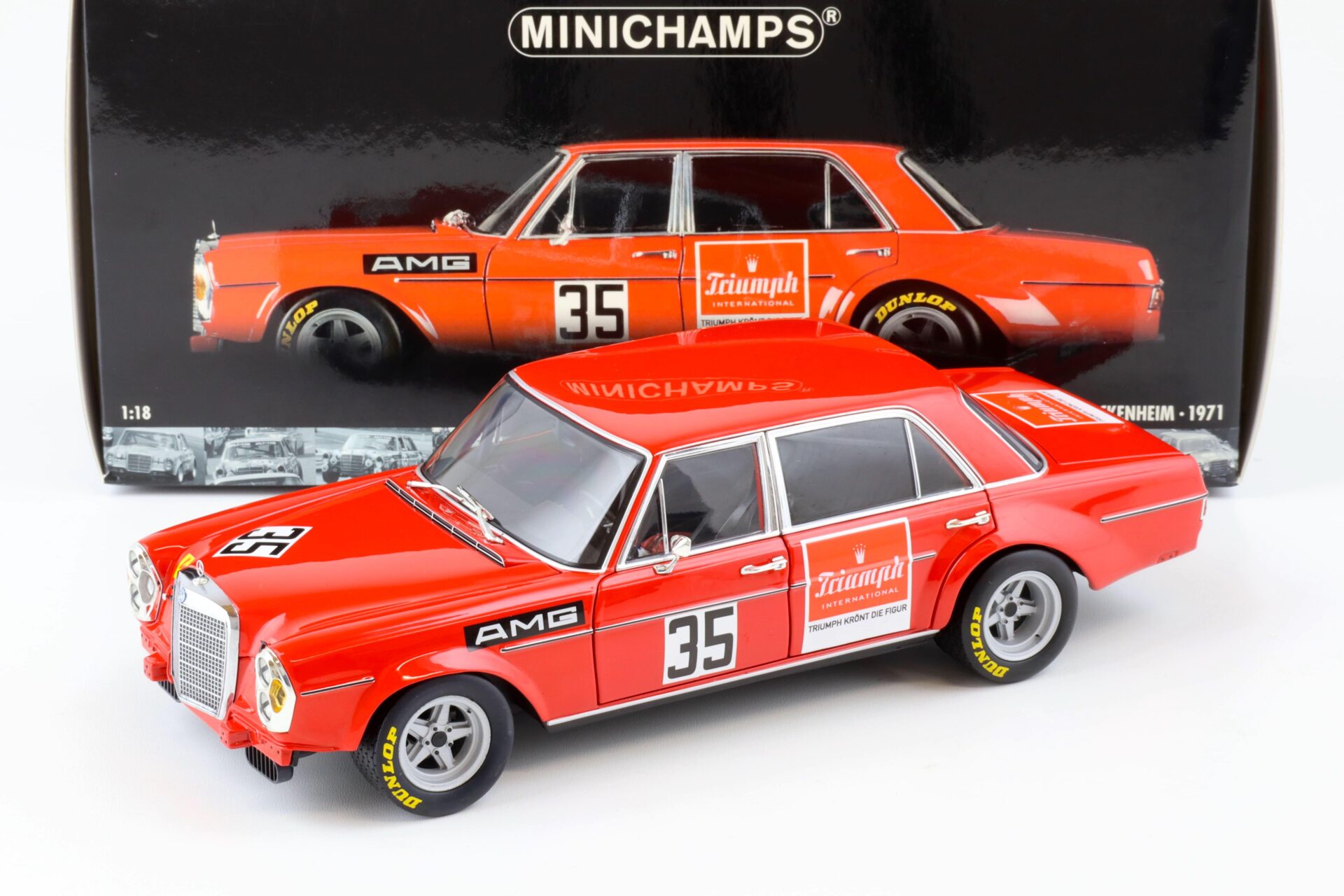 ID 77830 orig.jpg 1:18 Minichamps Mercedes 300 SEL 6.8 Hockenheim 1971 H.Kelleners #35 Triumph