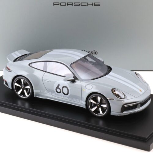 1:18 Spark Porsche 911 (992) Sport Classic Coupe sport gray 2022 WAP DEALER - Image 2