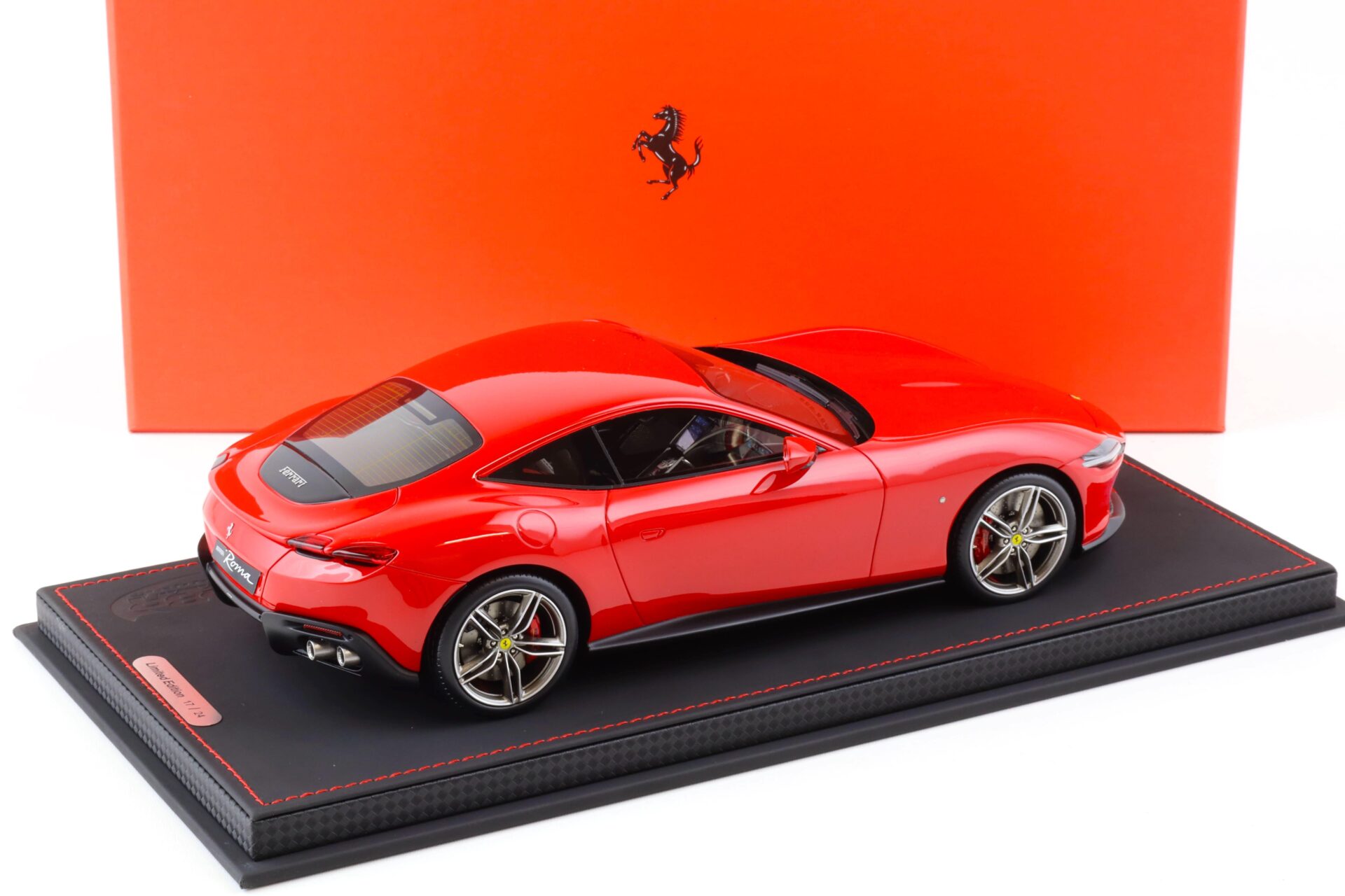 1:18 BBR Ferrari Roma Rosso Corsa 322 red P18185O - Limited 24 pcs.