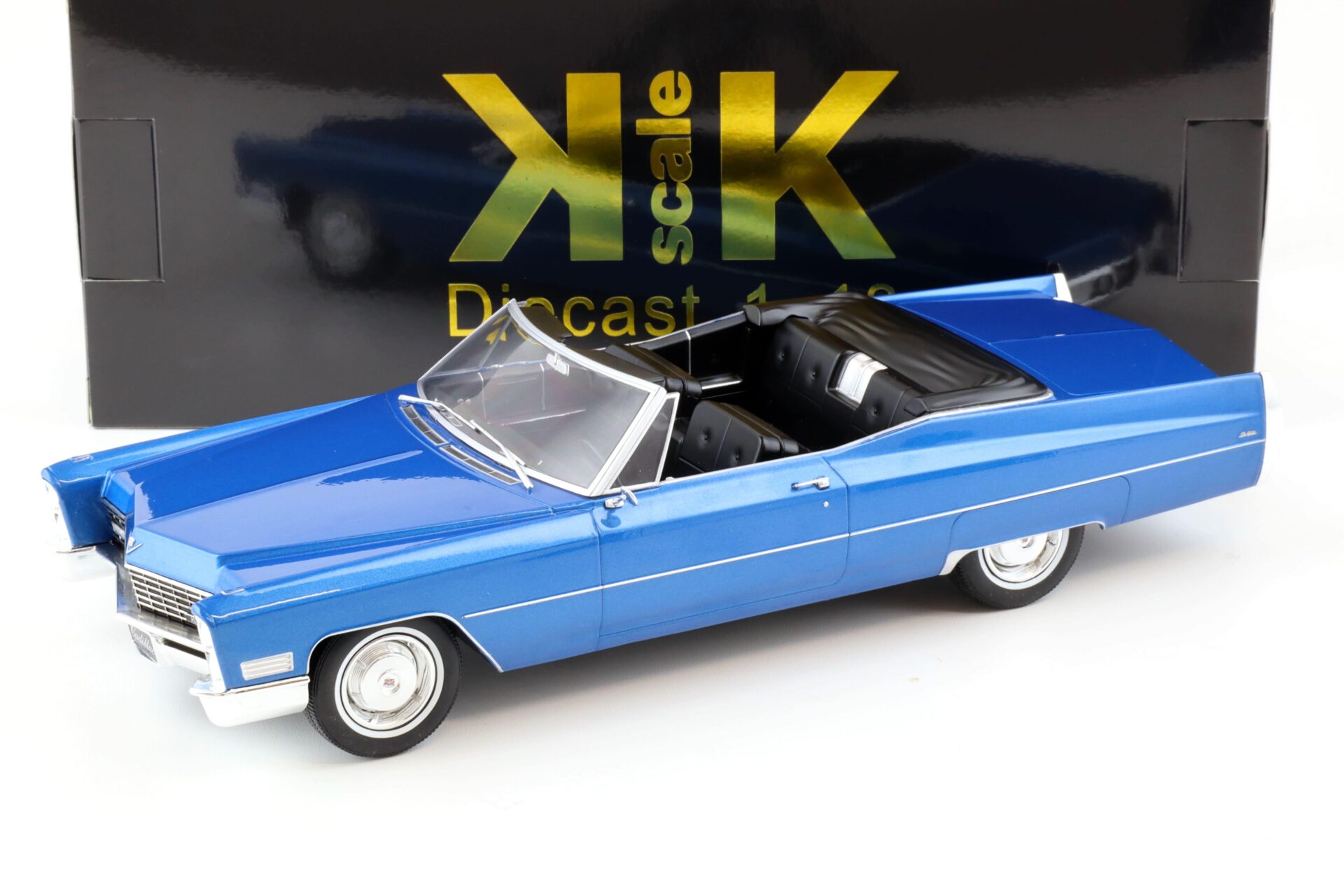 ID 80748 orig.jpg 1:18 KK-Scale Cadillac DeVille Convertible 1967 blue metallic/ black