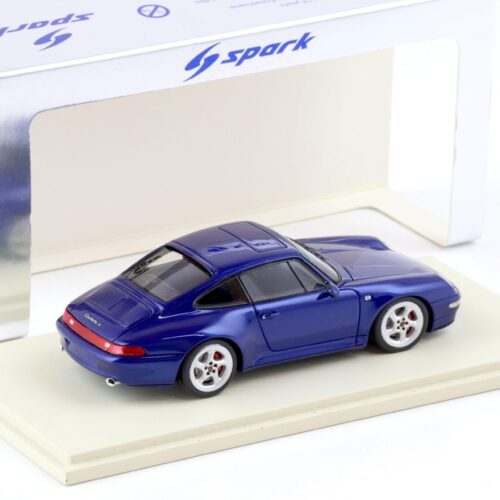 1:43 Spark Porsche 911 (993) Carrera 4S Coupe 1995 blue metallic S2092
