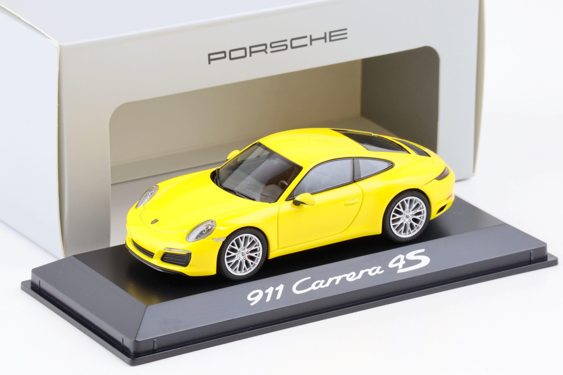 ID 80877 orig.jpg 1:43 Herpa Porsche 911 (991.II) Carrera 4S Coupe yellow WAP DEALER