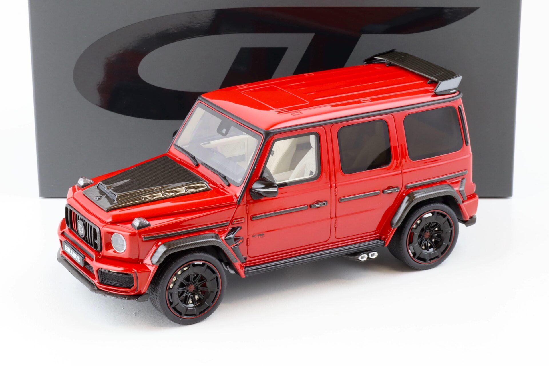 ID 80948 orig.jpg 1:18 GT Spirit GT897 Mercedes G-Class Brabus G900 Rocket red/ carbon 2021