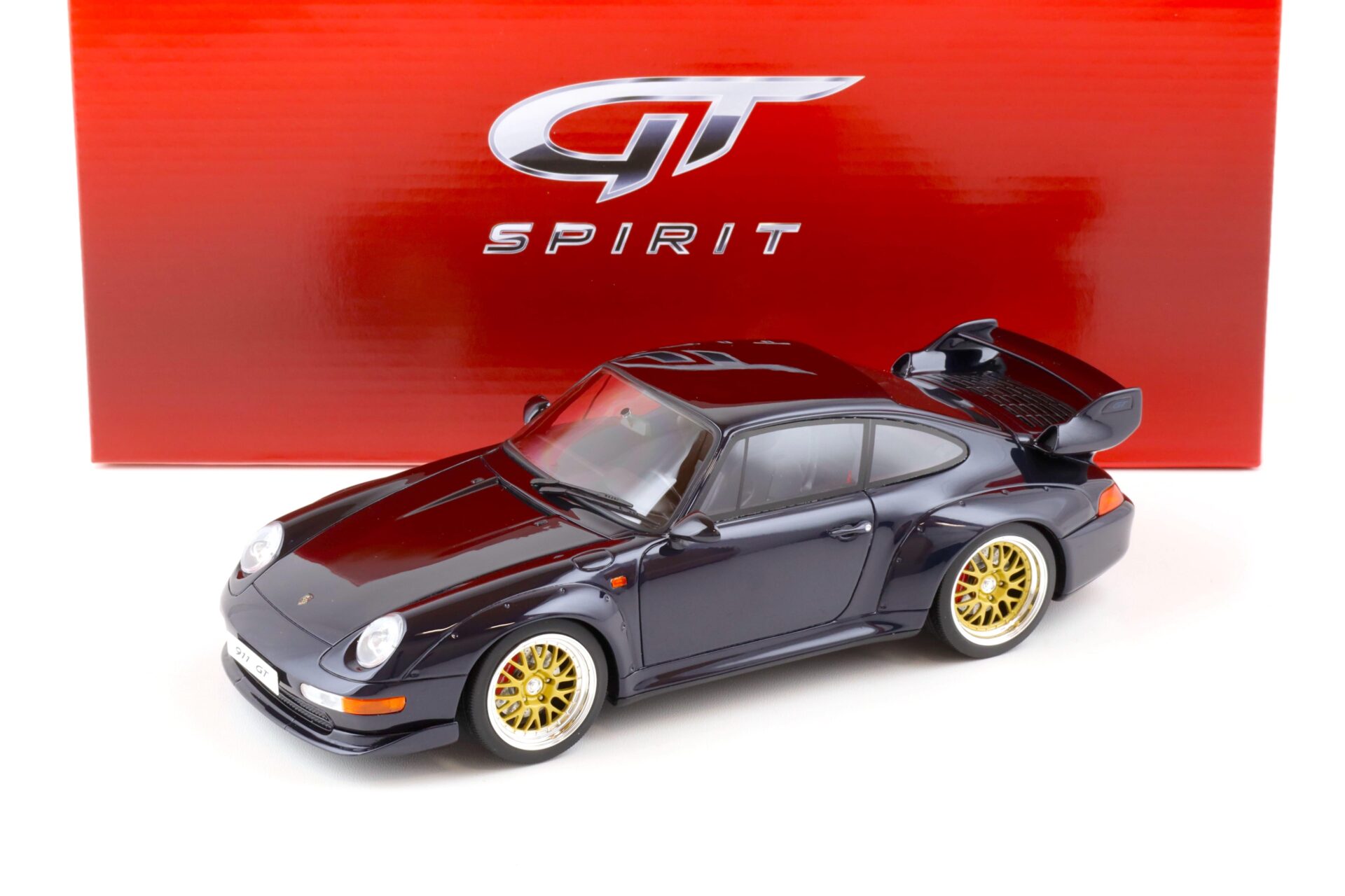 ID 81378 orig.jpg 1:18 GT Spirit GT144 Porsche 911 (993) GT Coupe 1995 dark blue
