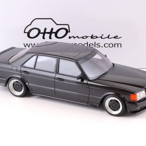1:18 OTTO mobile OT297 Mercedes-Benz S-CLASS 560SEL AMG (W126) black 1990 - Image 2