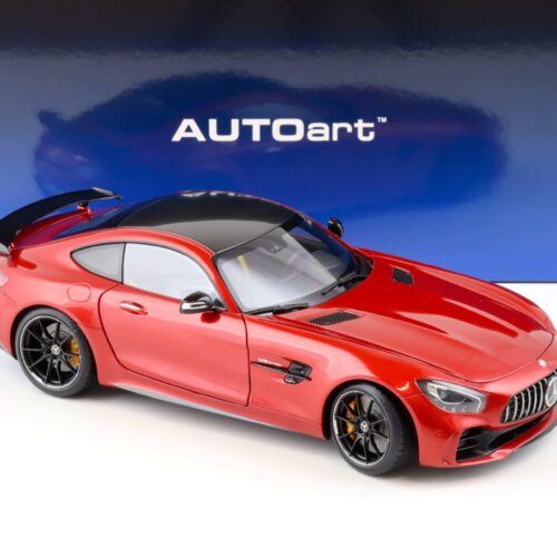 1:18 AUTOart Mercedes AMG GT-R Coupe 2017 Designo Cardinal red metallic - Image 2