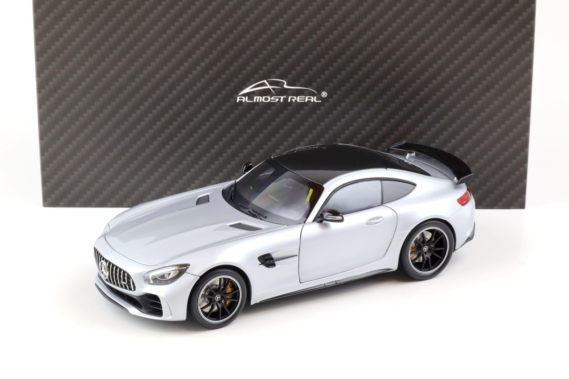 1:18 Almost Real Mercedes AMG GT R 2017 Coupe iridium silver