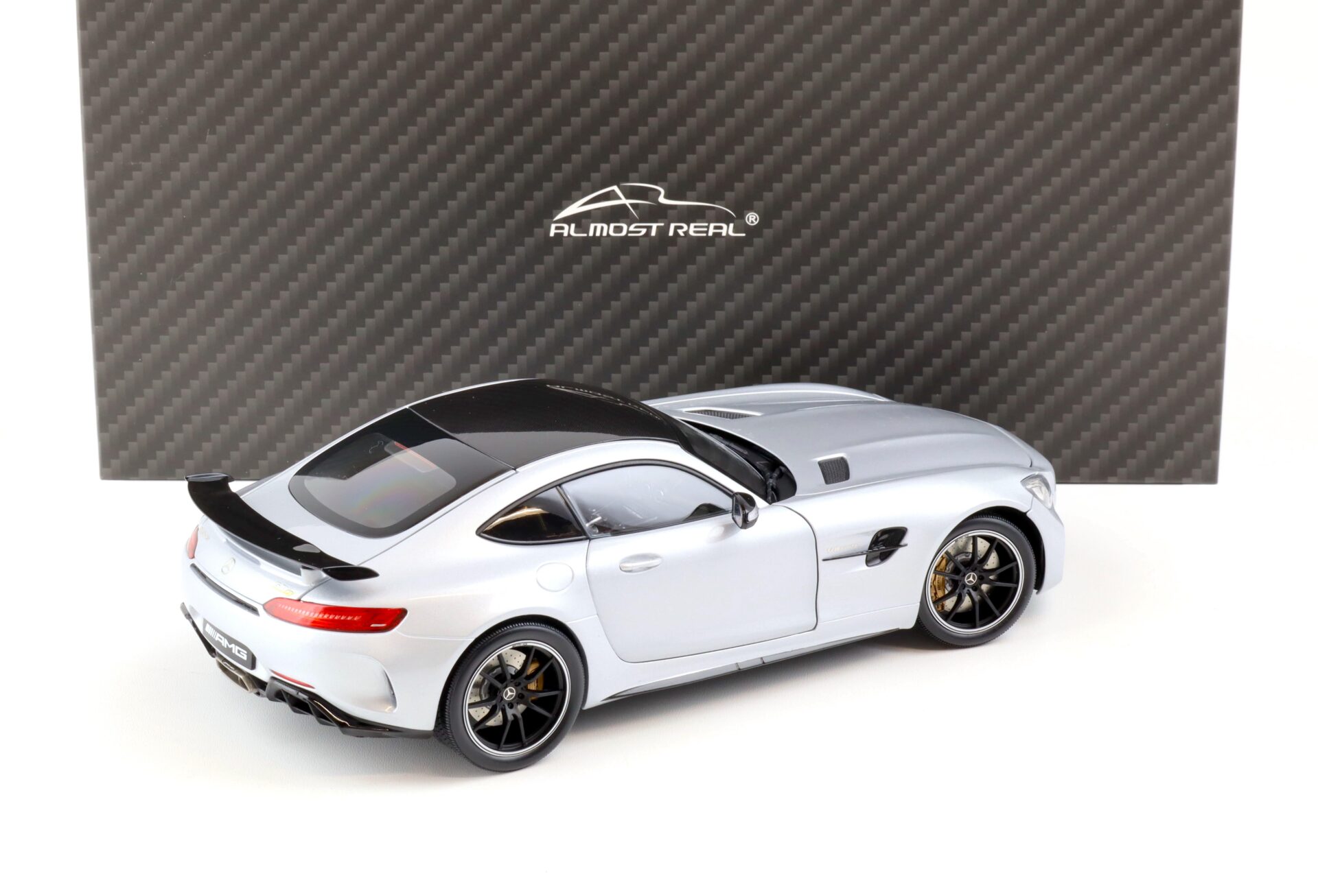 1:18 Almost Real Mercedes AMG GT R 2017 Coupe iridium silver