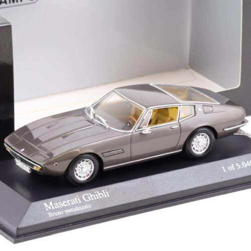 1:43 Minichamps Maserati Ghibli Coupe 1969 Bruno metallizzato brown metallic