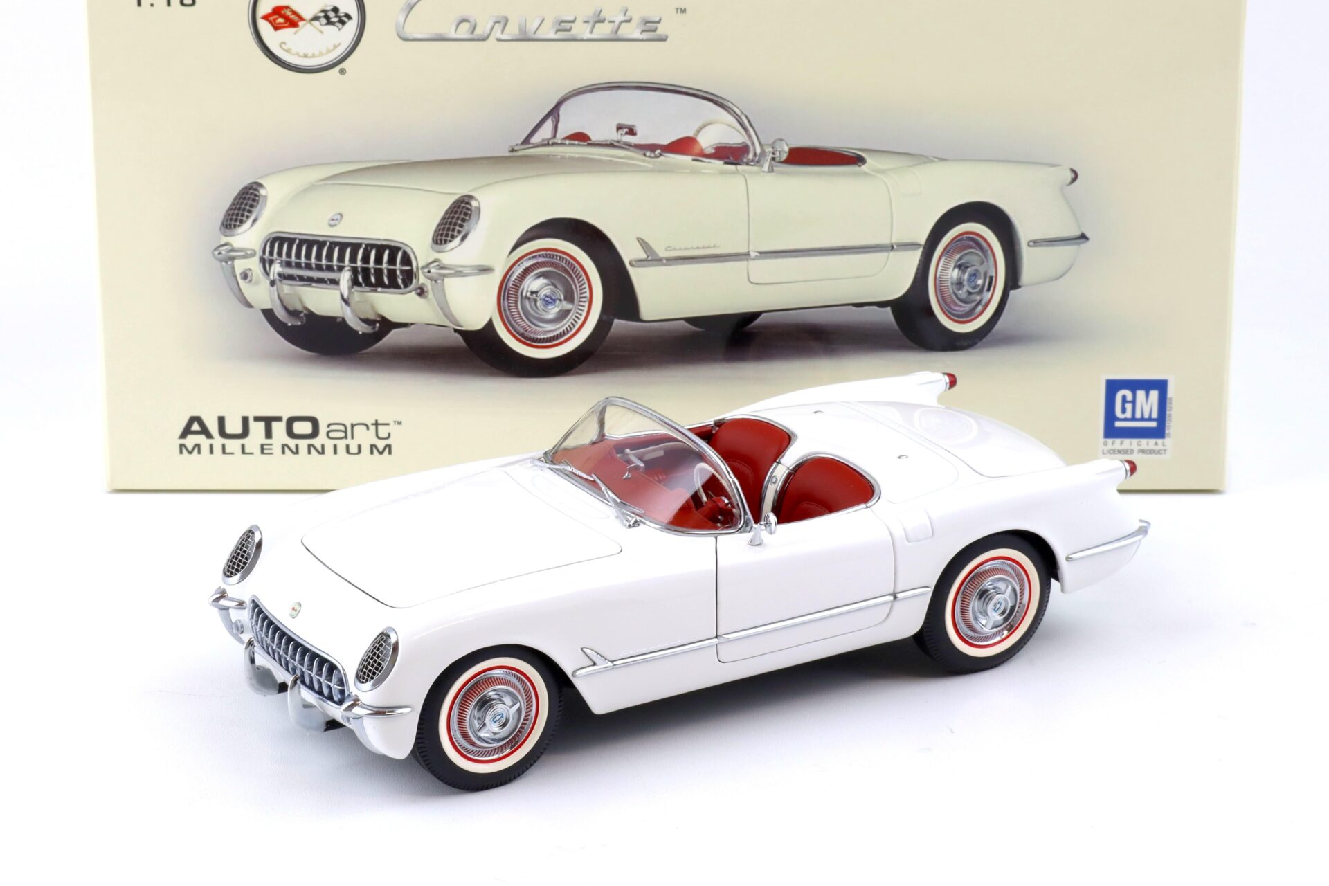 ID 83717 orig.jpg 1:18 AUTOart Chevrolet Corvette C1 Convertible 1953 Polo white