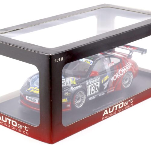 1:18 AUTOart Porsche 911 (996) GT3 RSR YOKOHAMA #136 Nürburgring 2005 - 80571