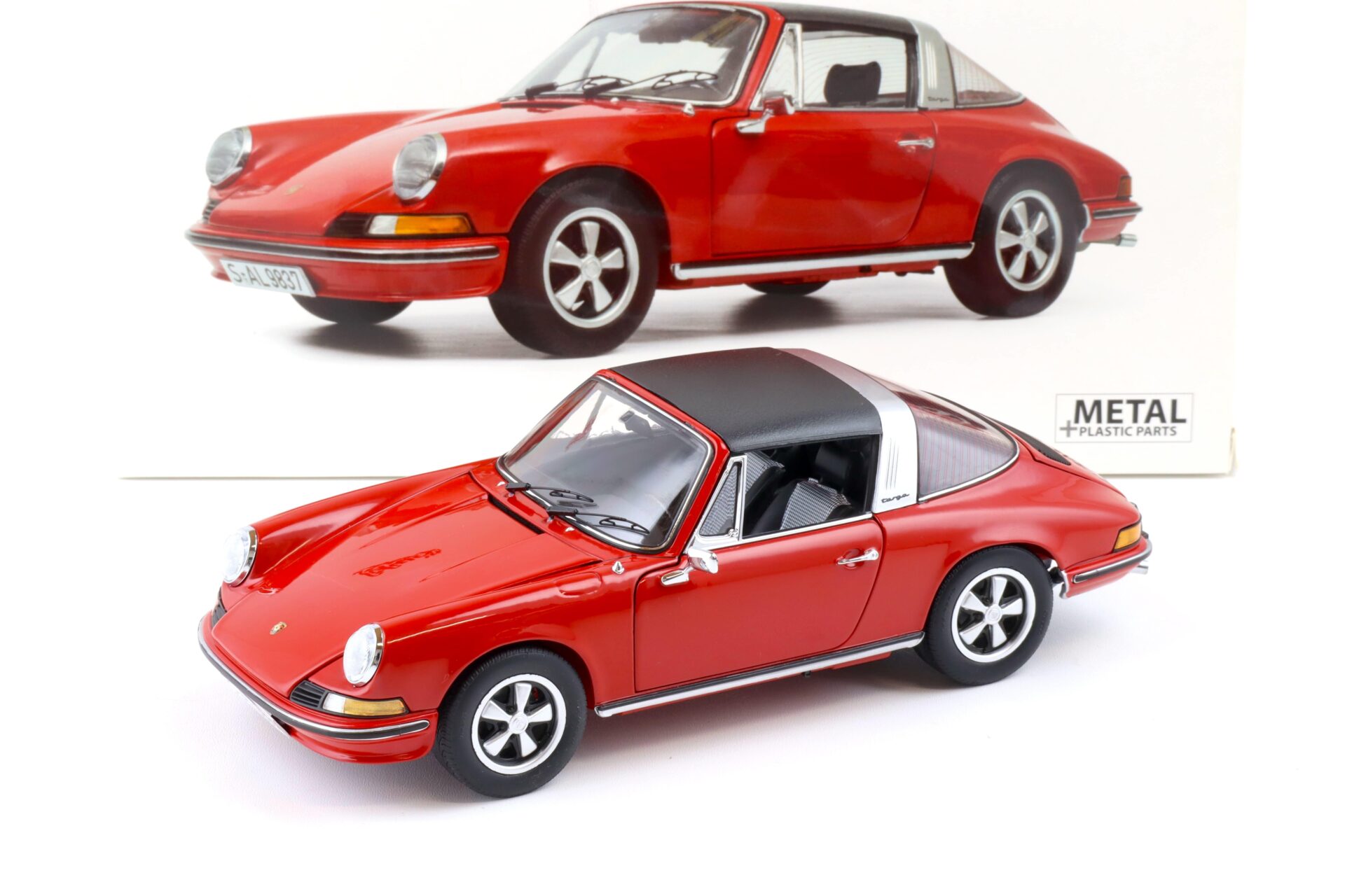 1:18 Schuco Porsche 911 S Targa 1973 red
