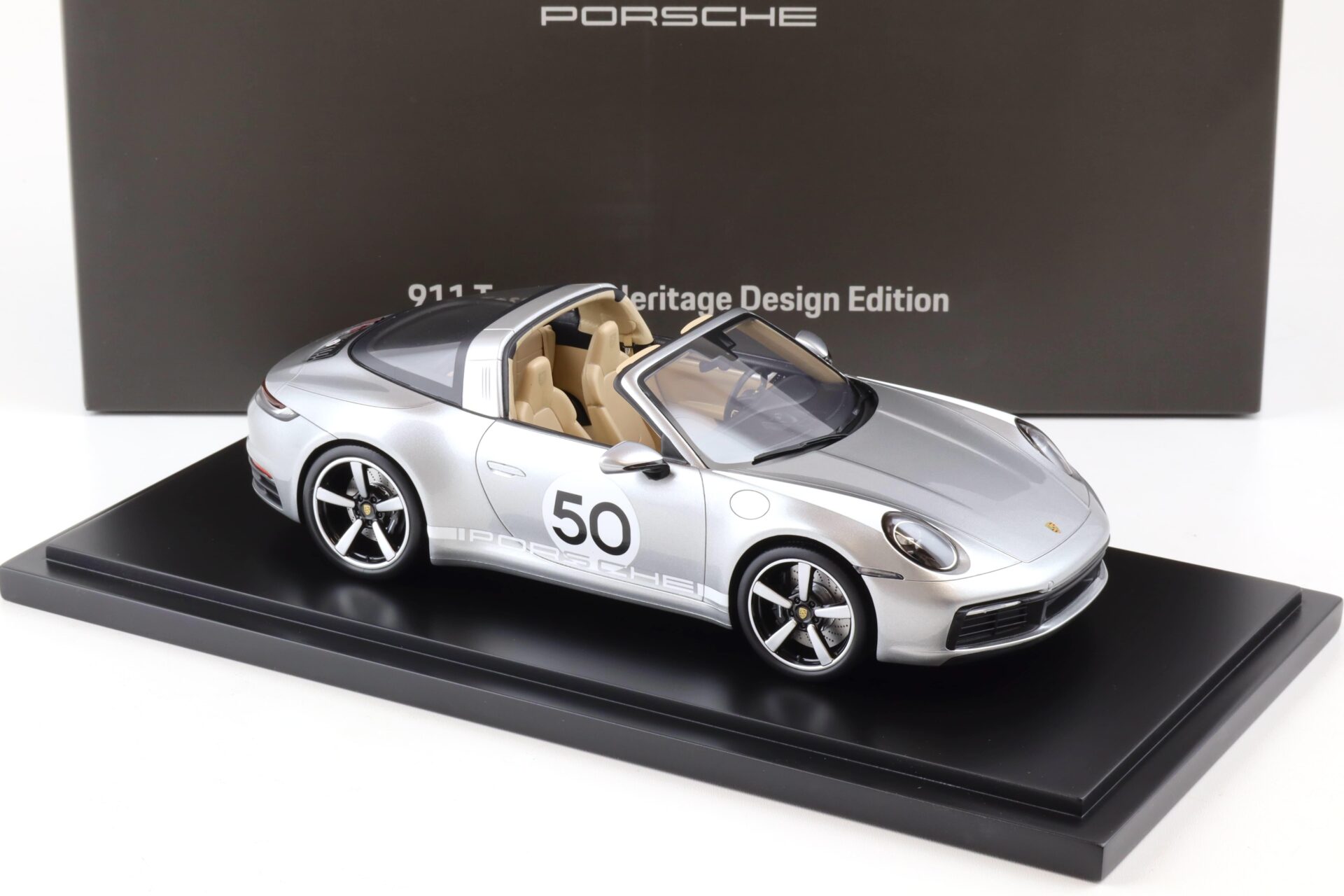 1:18 Spark Porsche 911 (991) Targa 4S Heritage Design Edition gt-silver WAP DEALER