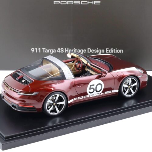 1:18 Spark Porsche 911 (991) Targa 4S Heritage Design Edition cherry red WAP DEALER