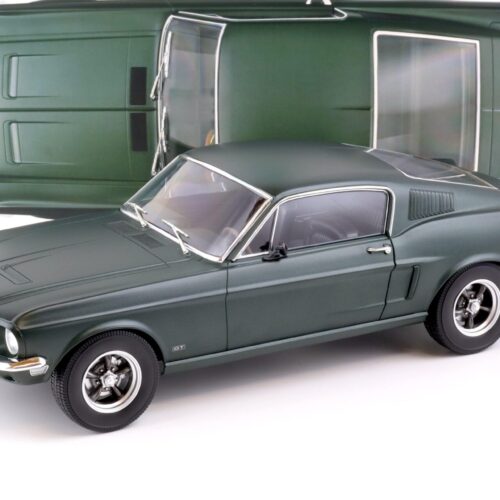 1:12 Norev Ford Mustang Fastback Coupe 1968 Satin green metallic 122702