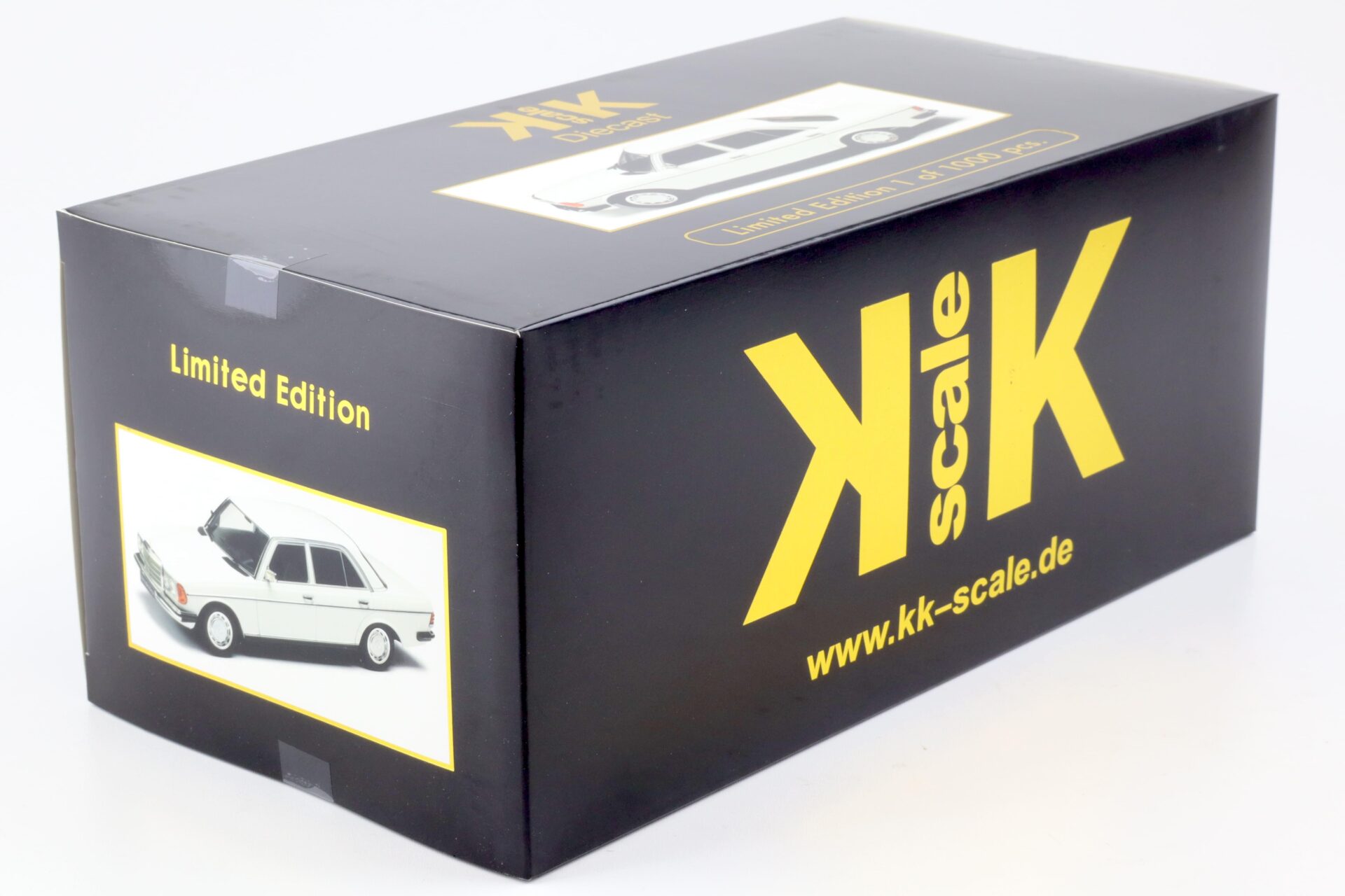 1:18 KK-Scale Mercedes 230E W123 Limousine white 1975