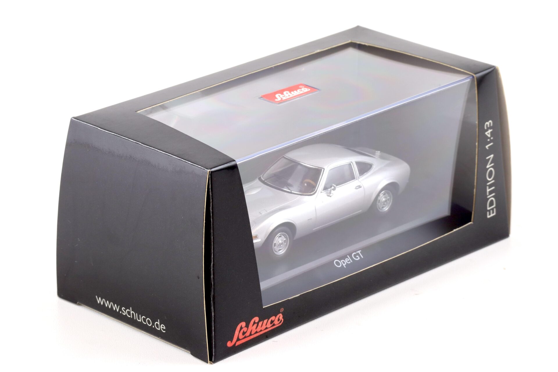 1:43 Schuco Opel GT Coupe silver metallic 05537