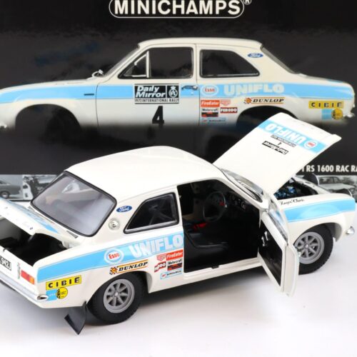 1:18 Minichamps Ford Escort I RS 1600 RAC Rally 1972 Winners Clark/ Mason #4