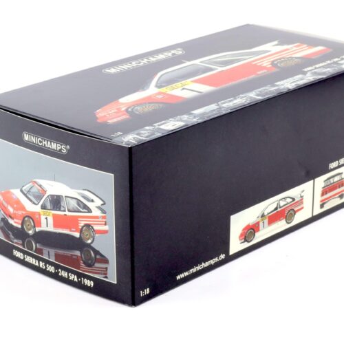 1:18 Minichamps Ford Sierra RS 500 24h SPA 1989 Winner Brancatelli/ Percy Bastos #1