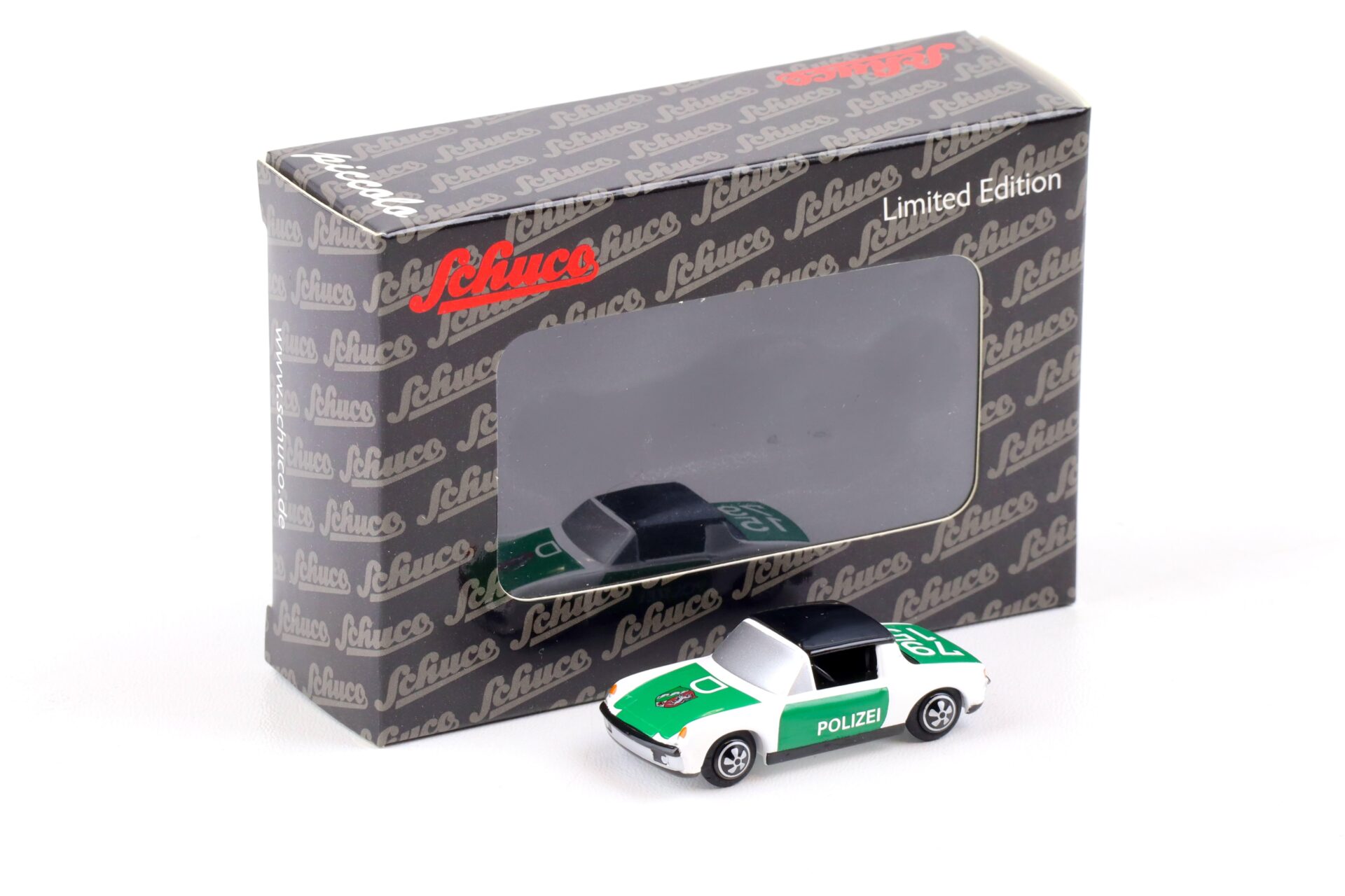 ID 85183 orig.jpg Schuco Piccolo VW Porsche 914 Polizei NRW green/ white