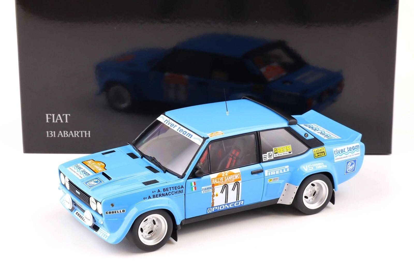 ID 85906 orig 1.jpg 1:18 Kyosho Fiat 131 ABARTH Rally Sanremo 1983 Bettega #11 Diecast 08376C