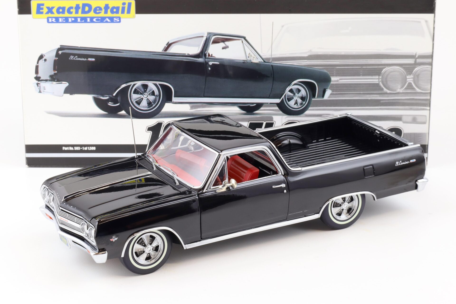 1:18 Exact Detail 1965 Chevrolet El Camino black WCC503