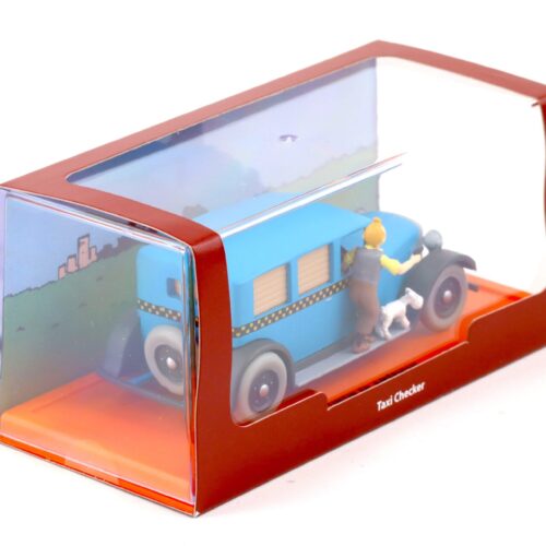 1:43 TINTIN Taxi Checker blue "Tintin" - Image 3