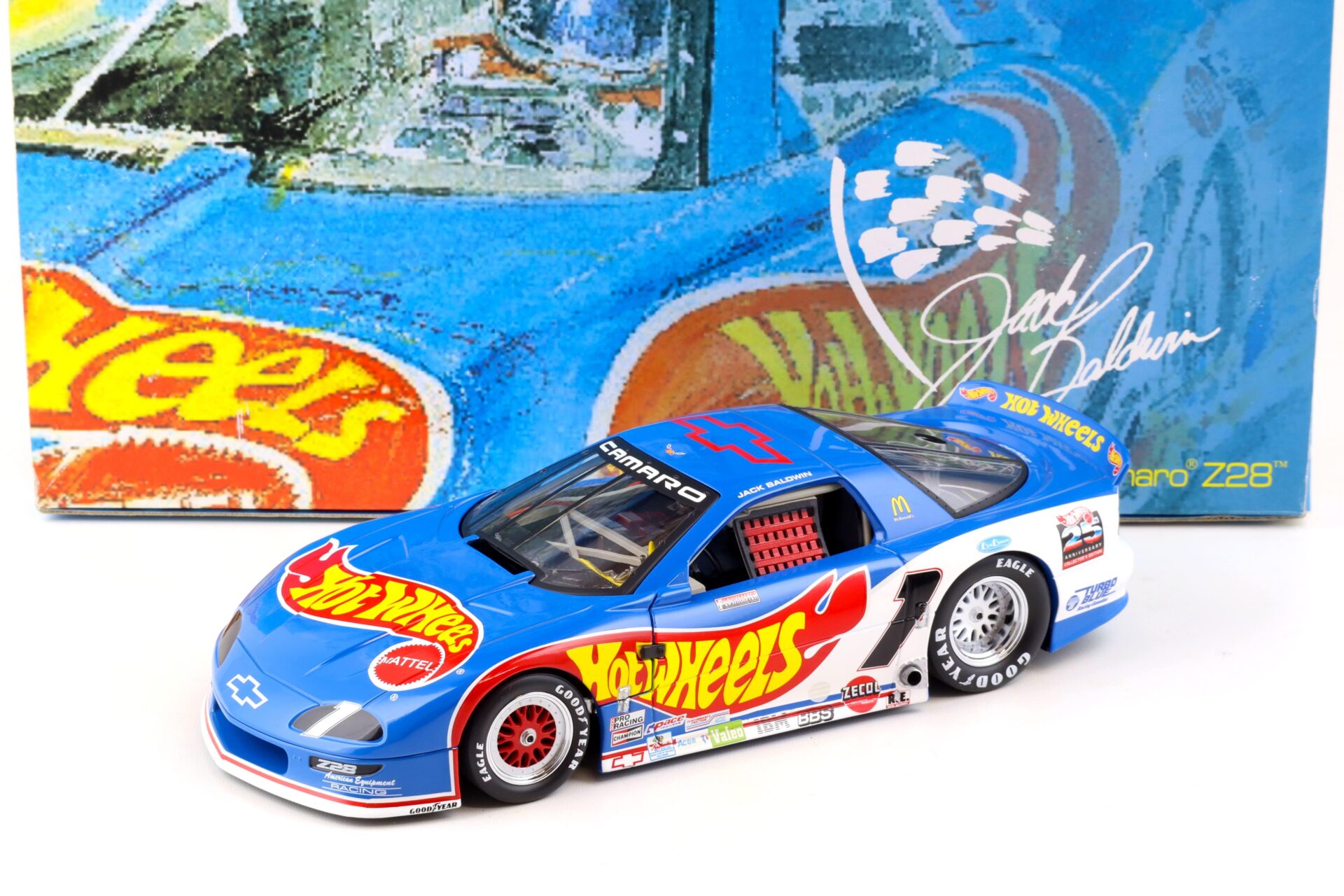 1:18 GMP 1994 Chevrolet Camaro Trans-Am Z28 Hot Wheels Jack Baldwin #1