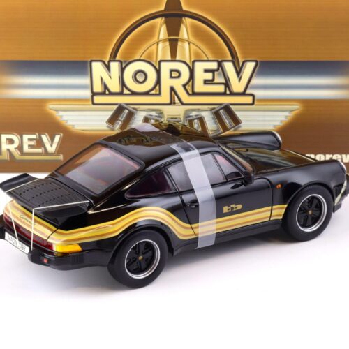 1:18 Norev Porsche 911 Turbo 3.3 Coupe B&B Buchmann 1976 black 187543