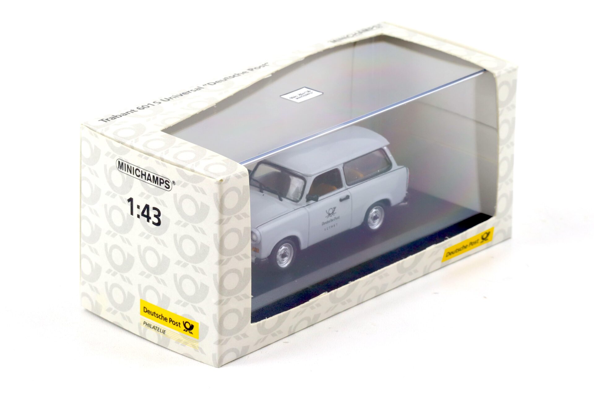 1:43 Minichamps Trabant 601 S Universal Deutsche Post grey 006278