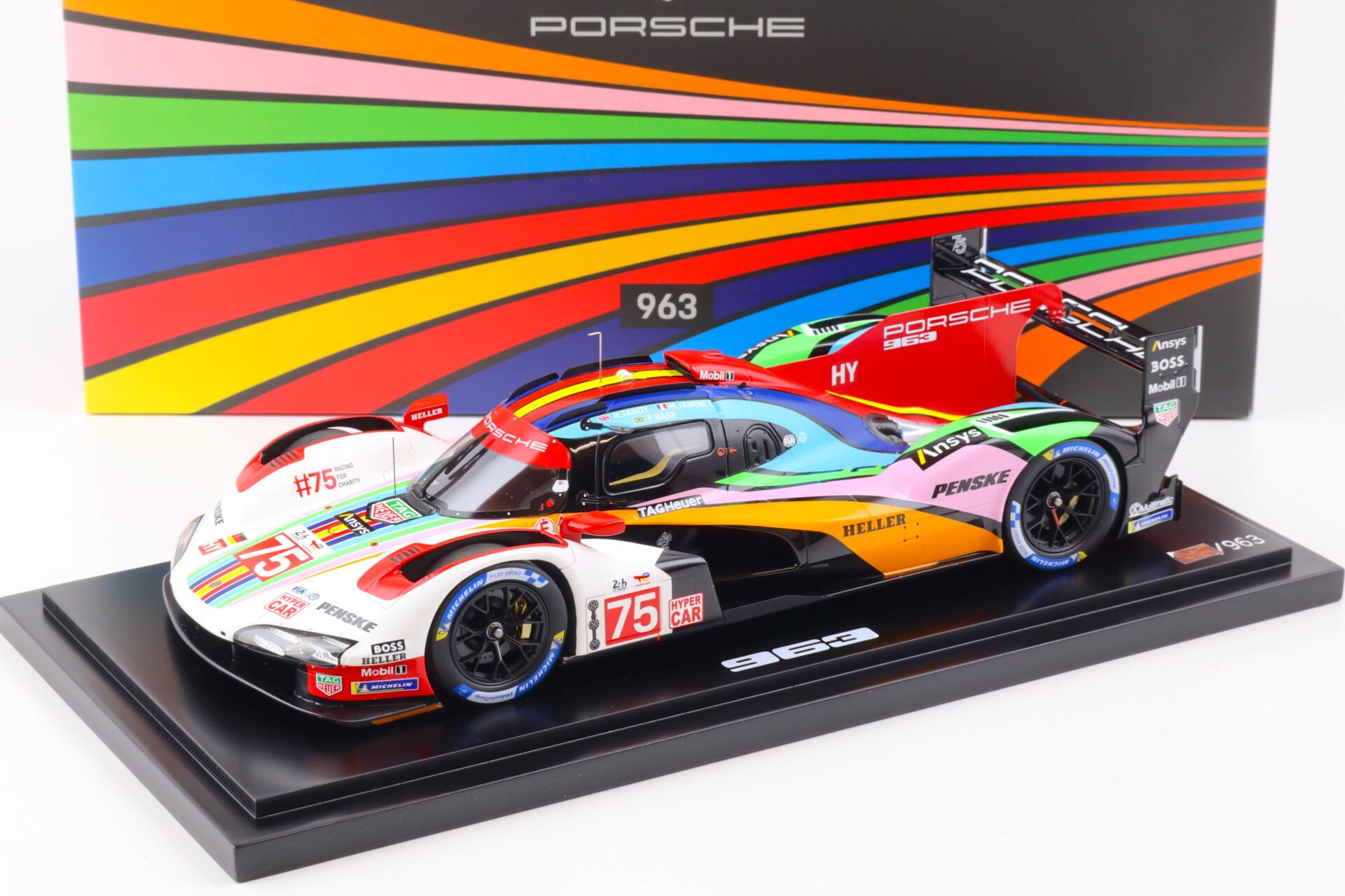 1:18 Spark Penske Porsche 963 - 24h Le Mans #75 Jaminet, Nasr 2023 WAP DEALER