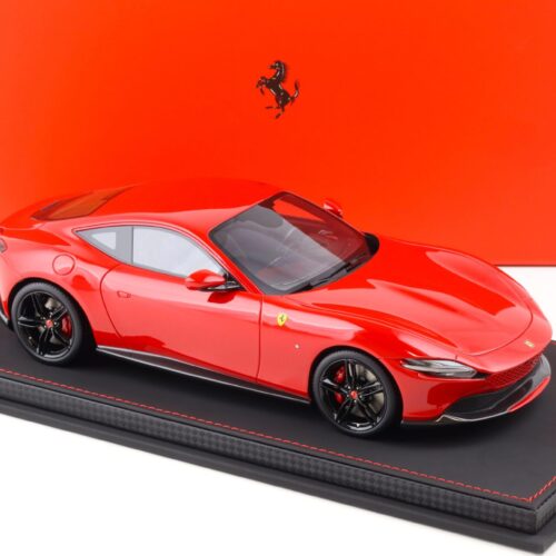 1:18 BBR Ferrari Roma Rosso Corsa 322 red/ black wheels - Limited 48 pcs. - Image 2